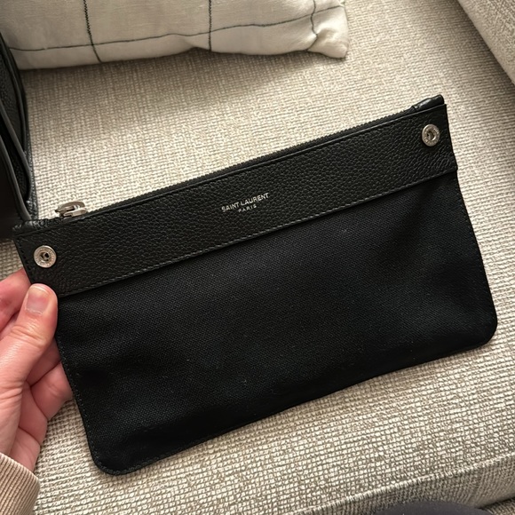 Authentic YSL Baby Sac De Jour Grained Supple Souple Black Barely Used - Picture 5 of 10